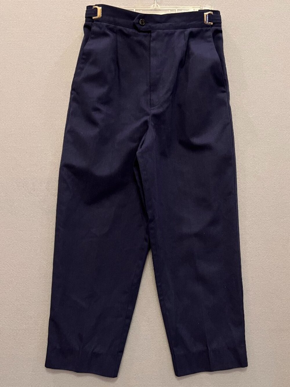 ORVIS Womens Navy Blue Cotton Blend Trousers Pants Size 6